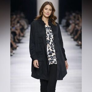 NWT By JJ Stacked Pocket Button Jacket size Large